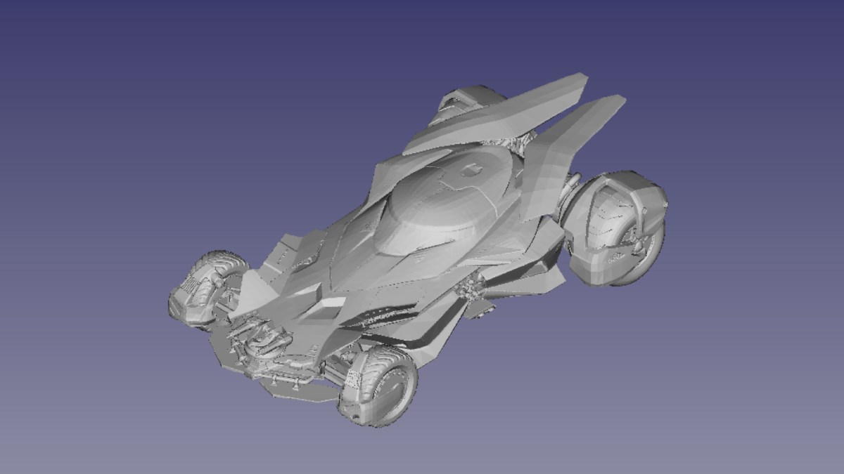 Le modèle numérique de la&nbsp;Batmobile