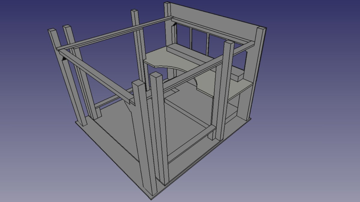 Architecture du diorama – Conception&nbsp;préliminaire