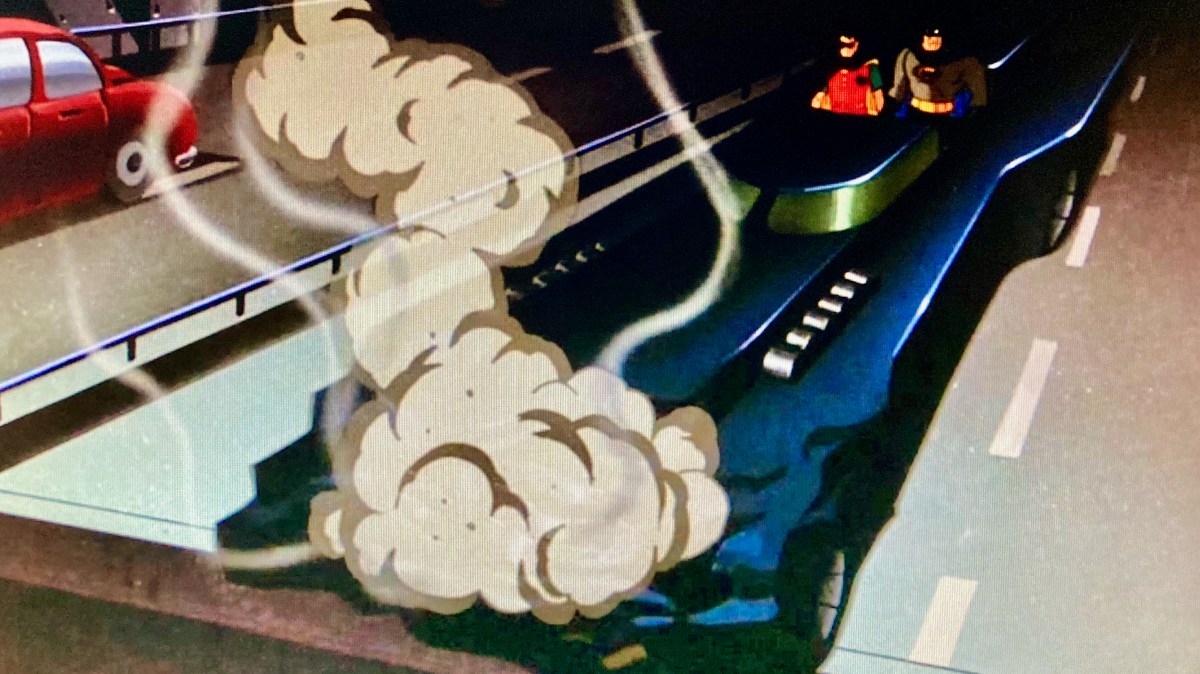 Batman – The Animated Series 1992 – La Batmobile endommagée pour la première&nbsp;fois